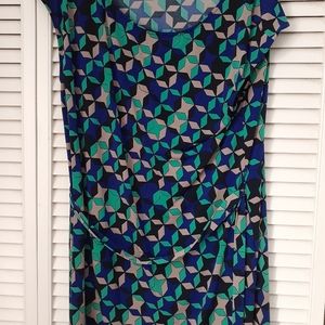 Banana republic geometric dress. EUC